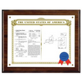 Award Certificate Plaqued (10.5"x13")